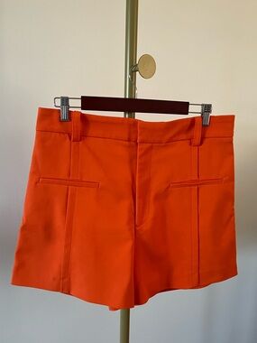 Zara Orange Shorts. Size XL NWOT